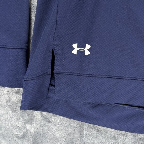 Under Armour ColdGear Auburn Tigers Women S Navy Long Sleeve Shirt Loose Fit - Picture 4 of 11
